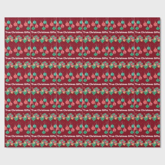 Papier cadeau de Noël (Plat)