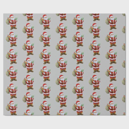 Papier cadeau de Noël (Plat)