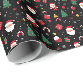 papier cadeau de Noël (Coin rond)