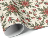 Papier cadeau de Noël (Coin rond)