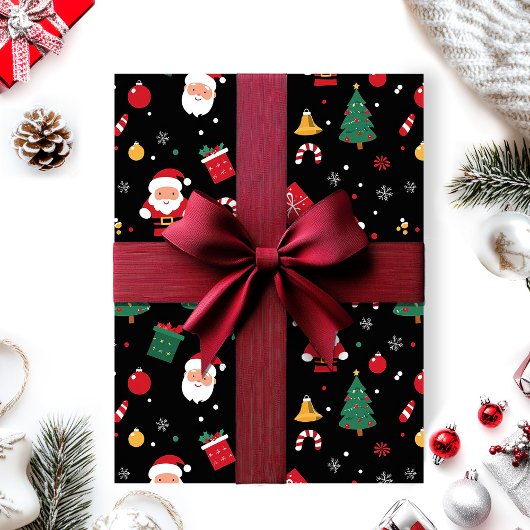 papier cadeau de Noël