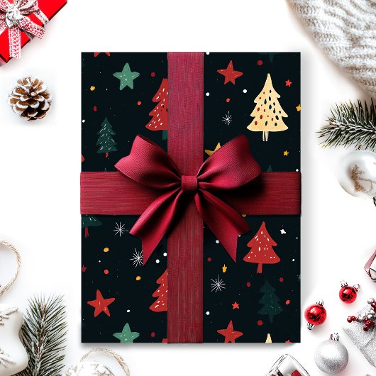 papier cadeau de Noël