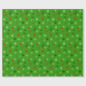 Papier cadeau de Noël à thème araignée (Plat)