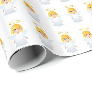 Papier cadeau de Noël Angels