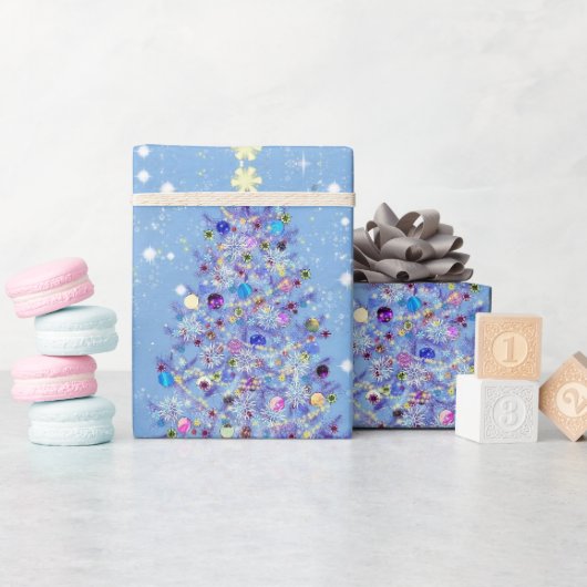 Papier cadeau de Noël Arbre de Noël (Baby Shower)