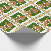 Papier cadeau de Noël Athlétisme (Coin)