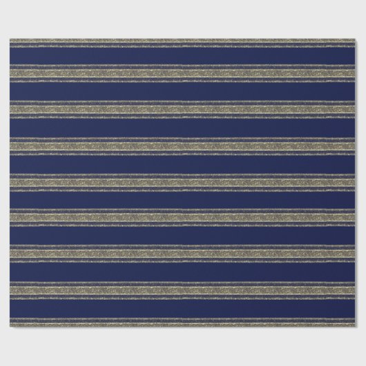 Papier cadeau de Noël bleu  (Plat)