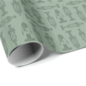Papier cadeau de Noël Casse-Noisette (Coin rond)