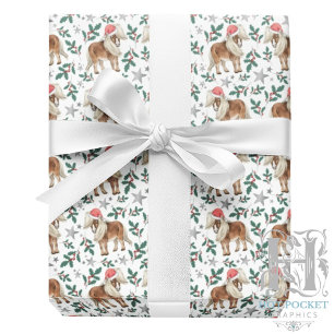 Papier Cadeau de Noël Cheval