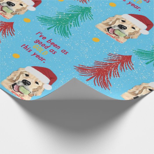 Papier cadeau de Noël Chien à thème (Coin)