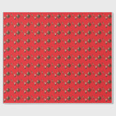 Papier cadeau de Noël Colibri (Plat)