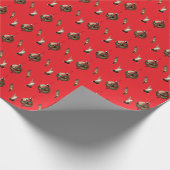 Papier cadeau de Noël Colibri (Coin)