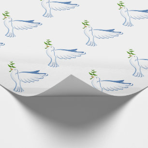 Papier Cadeau de Noël/Colombes