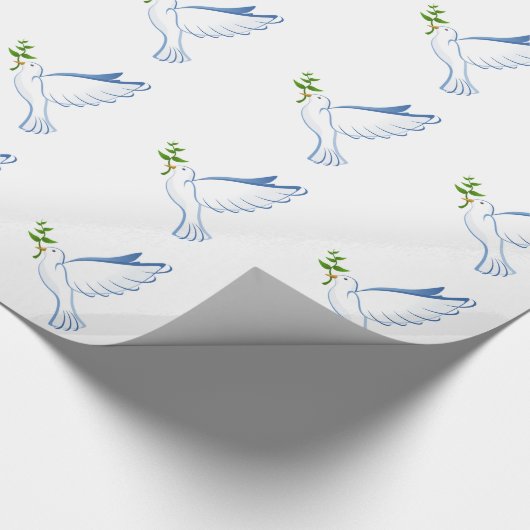 Papier Cadeau de Noël/Colombes (Coin)