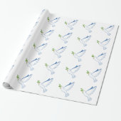 Papier Cadeau de Noël/Colombes (Déroulé)