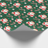 Papier cadeau de Noël de baseball (Coin)