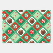Papier cadeau de Noël de basket-ball (Devant 2)