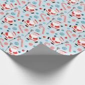 Papier cadeau de Noël de crosse (Coin)