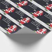 Papier cadeau de Noël de crosse (Coin)