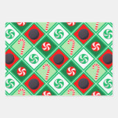 Papier cadeau de Noël de hockey (Devant 3)