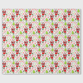 Papier cadeau de Noël de hockey (Plat)