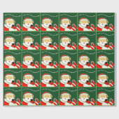 Papier cadeau de Noël de l'amoureux de la musique (Plat)