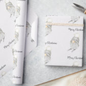 Papier cadeau de Noël Gnome enneigé