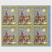 Papier Cadeau de Noël Marie et Joseph (Plat)