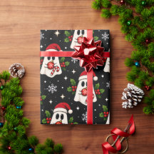 Papier cadeau de Noël Merry Little Boo