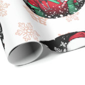 Papier cadeau de Noël Nurse Chic (Coin rond)