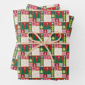 Papier cadeau de Noël Papier papier de regalo navi (En situation)