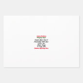 Papier cadeau de Noël personnalisé (Devant 3)