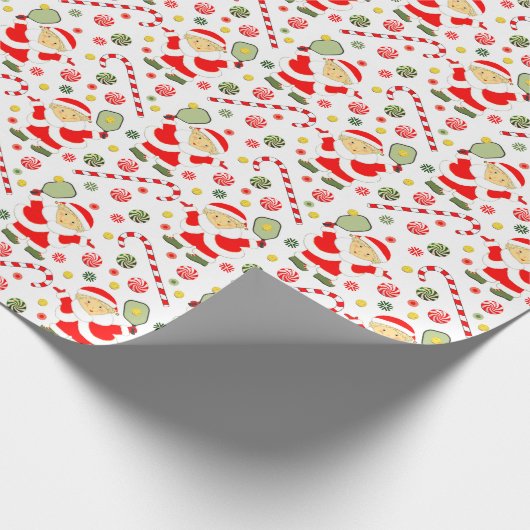 Papier cadeau de Noël Pickleball (Coin)