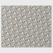Papier Cadeau de Noël pour Cavalier (Plat)
