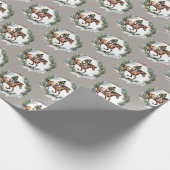 Papier Cadeau de Noël pour Cavalier (Coin)