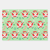 Papier cadeau de Noël pour volley-ball (Devant)