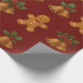 Papier cadeau de Noël Premium – Gâteaux de Noël et (Coin)