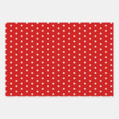 Papier cadeau de Noël rouge moderne (Devant 2)