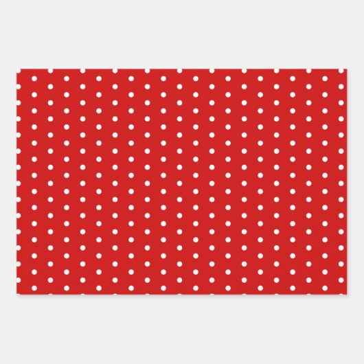 Papier cadeau de Noël rouge moderne (Devant 2)