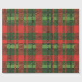 Papier cadeau de Noël rouge vert (Plat)