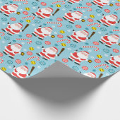 Papier cadeau de Noël Softball (Coin)