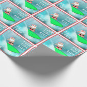 Papier cadeau de Noël Surfboard (Coin)