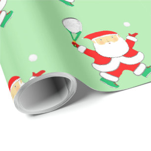 Papier cadeau de Noël Tennis