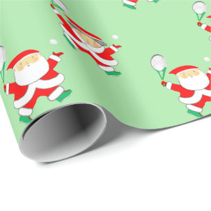 Papier cadeau de Noël Tennis