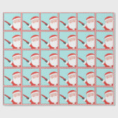 Papier cadeau de Noël Ultimate Frisbee (Plat)