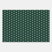 Papier cadeau de Noël vert moderne (Devant 2)