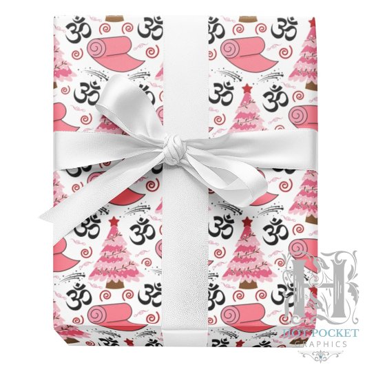 Papier Cadeau de Noël Yoga