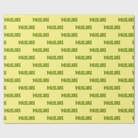 Papier cadeau de Pauline Kiwi Fruit (Plat)