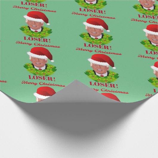 Papier Cadeau De "perdant Joyeux Noël " drôle d'atout (Coin)