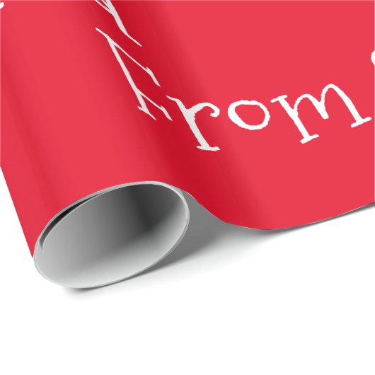 Papier Cadeau De Père Noël (Coin rond)